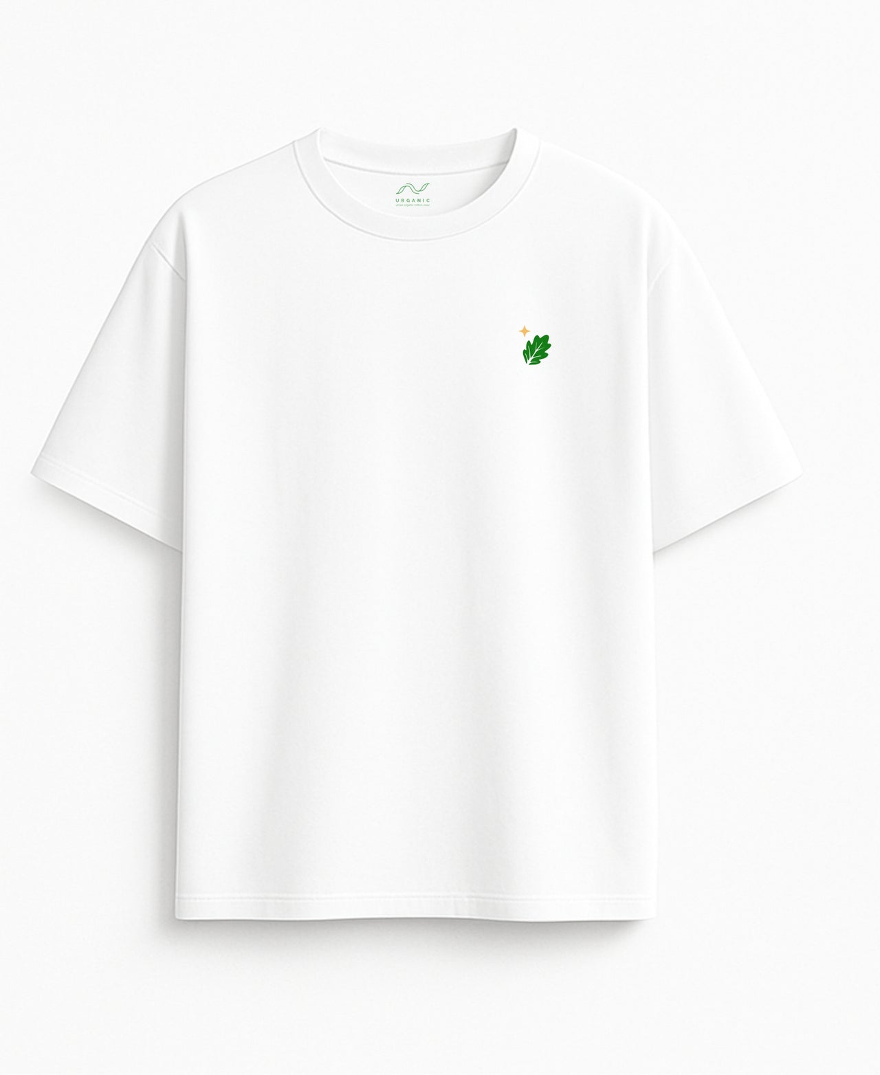 BALTI OVERSIZED MARŠKINĖLIAI "ĄŽUOLO DVASIA"