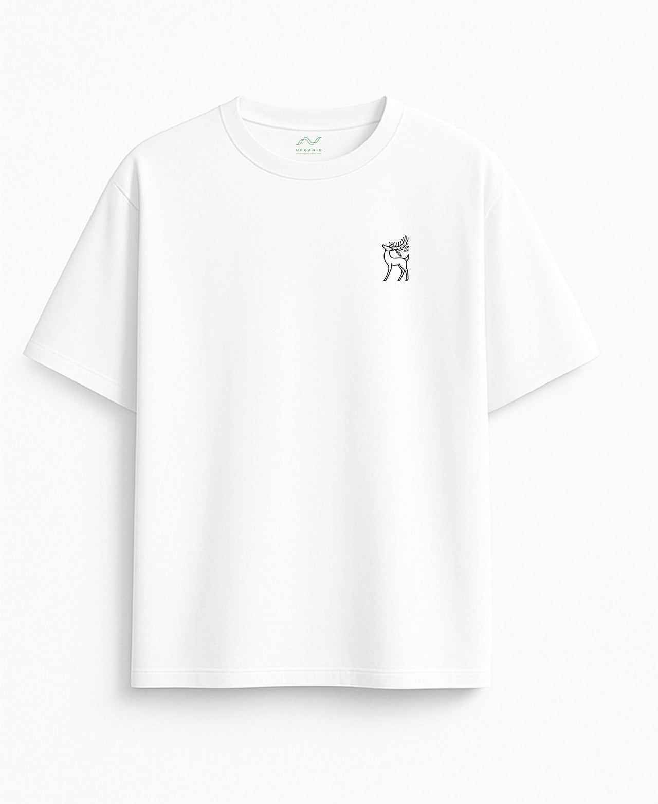 BALTI OVERSIZED MARŠKINĖLIAI "VĖJO IR LAISVA KALBA JUODAS"