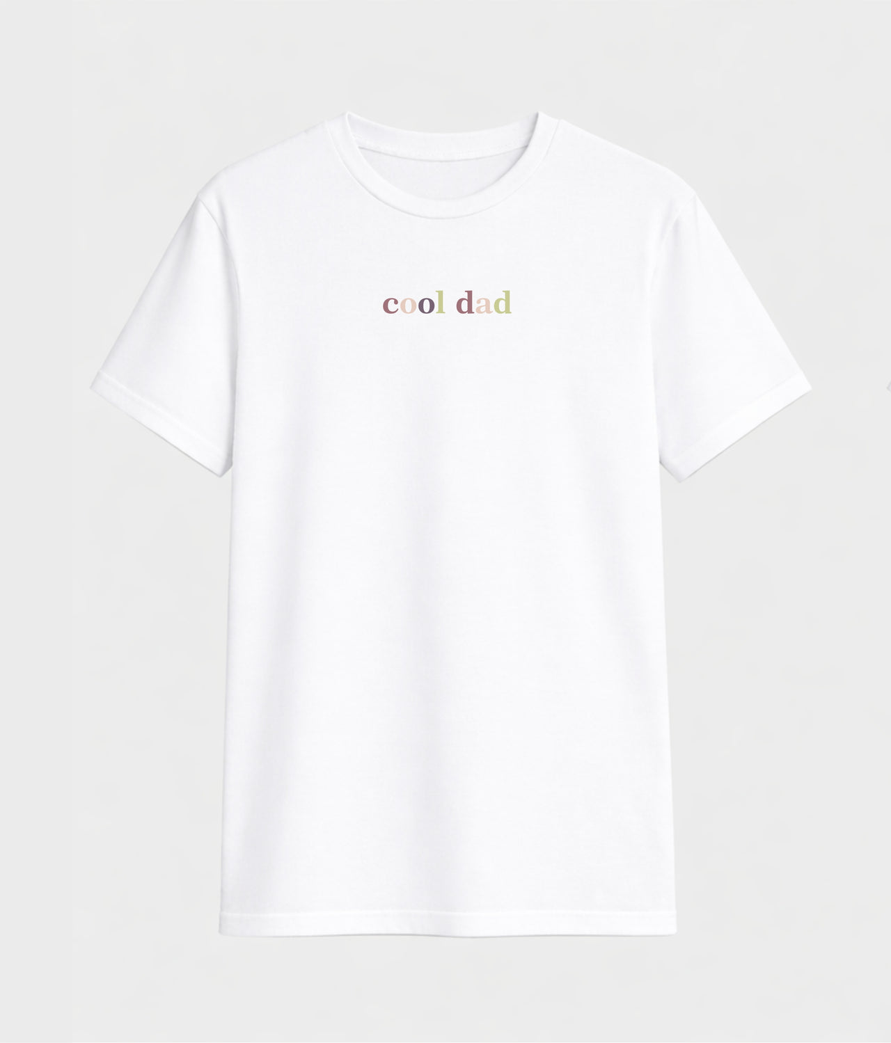 BALTI KLASIKINIAI MARŠKINĖLIAI "COOL DAD"