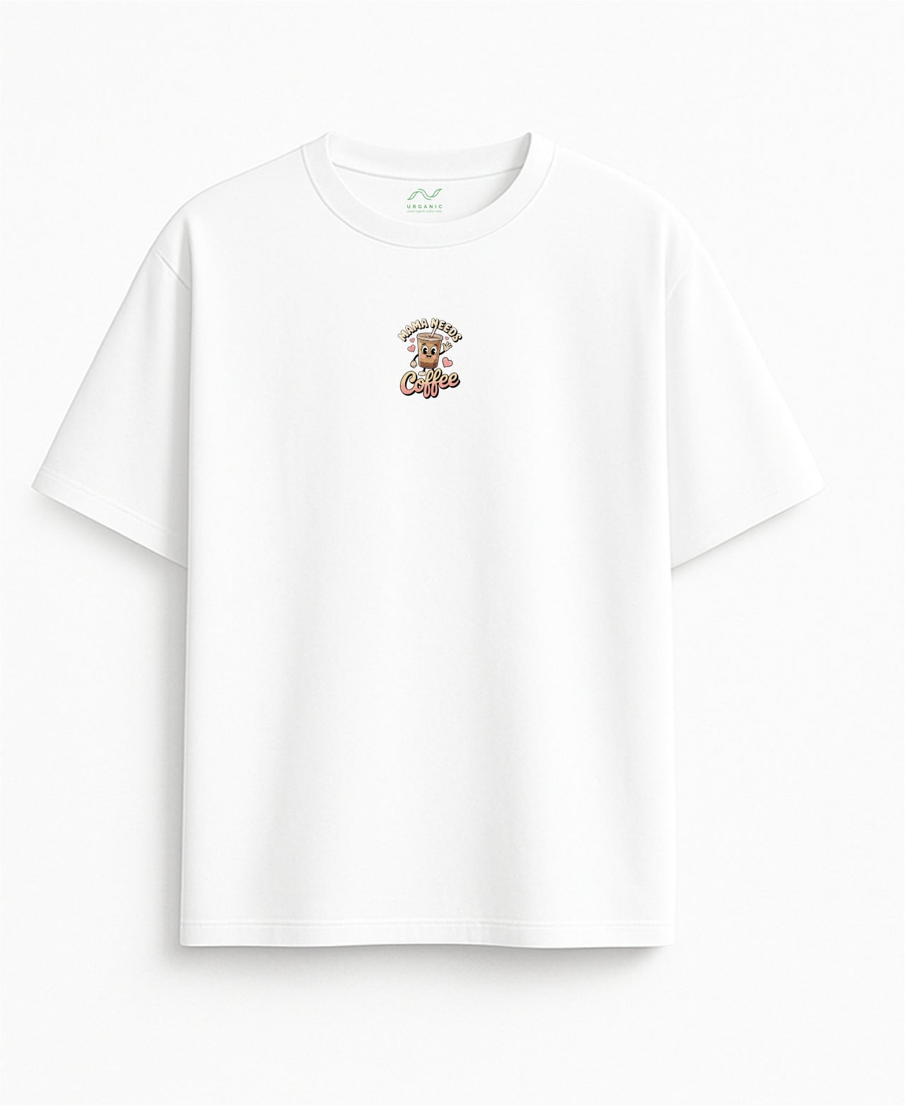 BALTI KLASIKINIAI MARŠKINĖLIAI "MAMA NEEDS A MARGARITA"