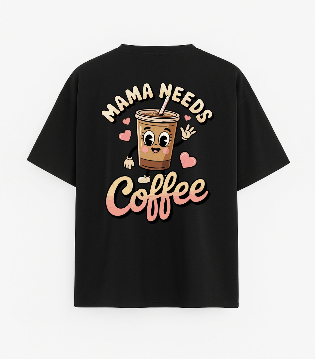 BALTI KLASIKINIAI MARŠKINĖLIAI "MAMA NEEDS A MARGARITA"